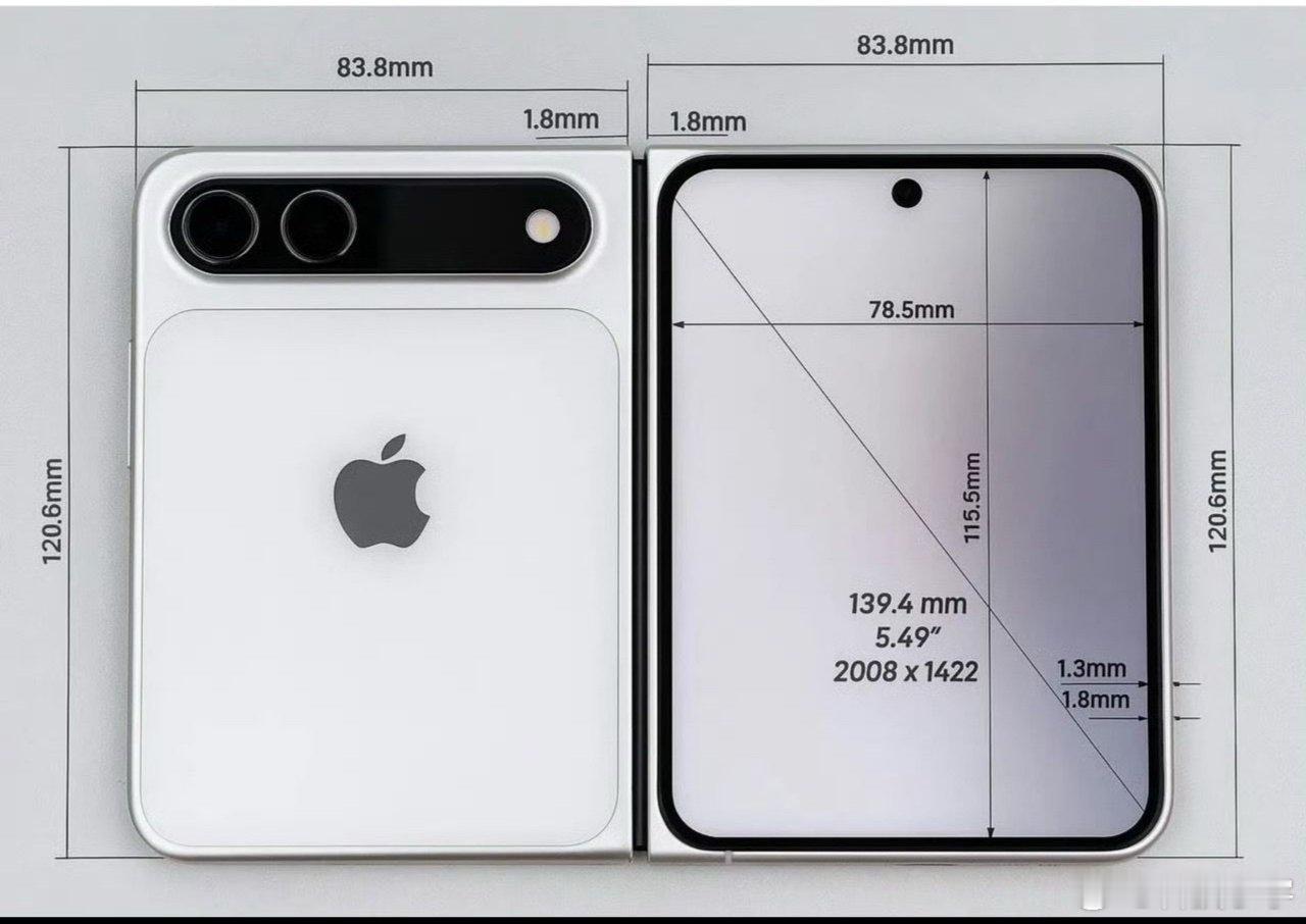 iPhone18 折叠iPhone的折叠屏名字基本就叫iPhone Fold了外