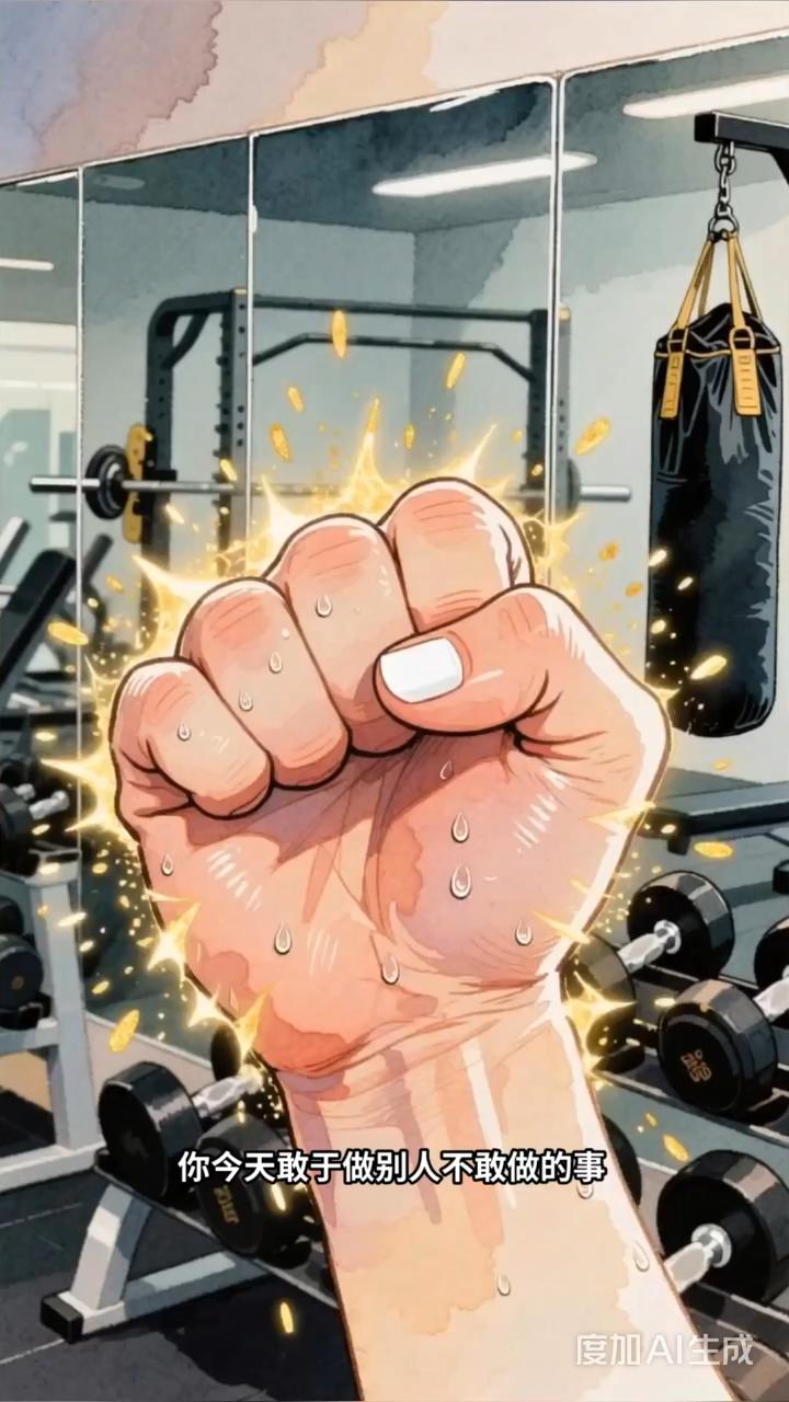 今日挑战：勇敢做自己不敢做的事！💪🏋️‍♀️🔥