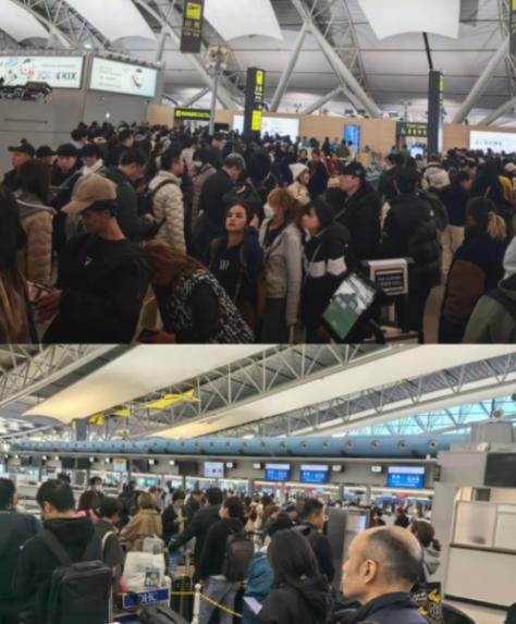 我就纳闷了，
中日关系如此紧张！为什么只有中国人纷纷从日本回国，然而却不见在中国