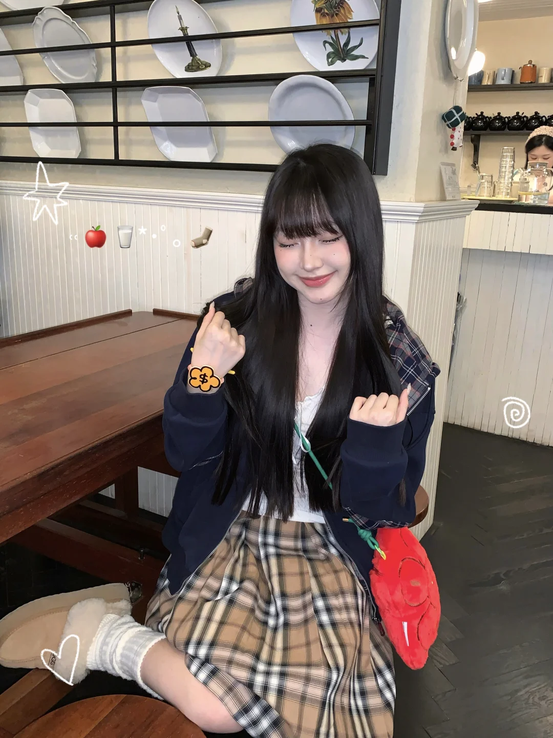 存一些韩韩的咖啡店拍照姿势
