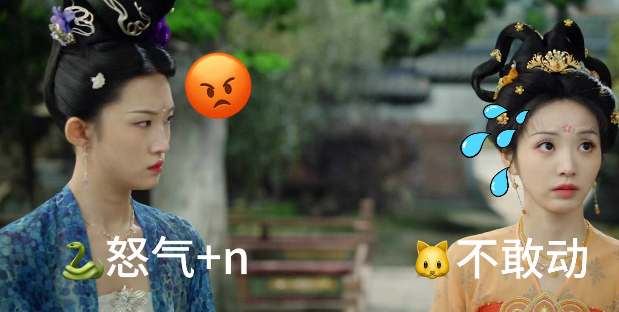 田曦薇王佳怡一款很新的动物塑cp《子夜归》更新里，武祯婚前遭反对，柳太真坚定支持