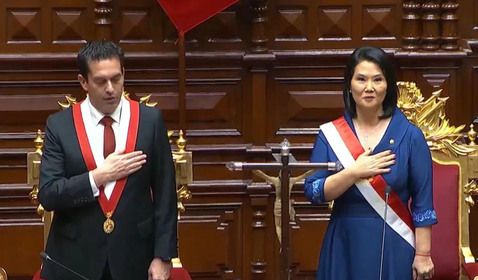秘鲁新总统藤森庆子宣誓就职：拉美右翼重返执政舞台
秘鲁新总统藤森庆子7月28日任
