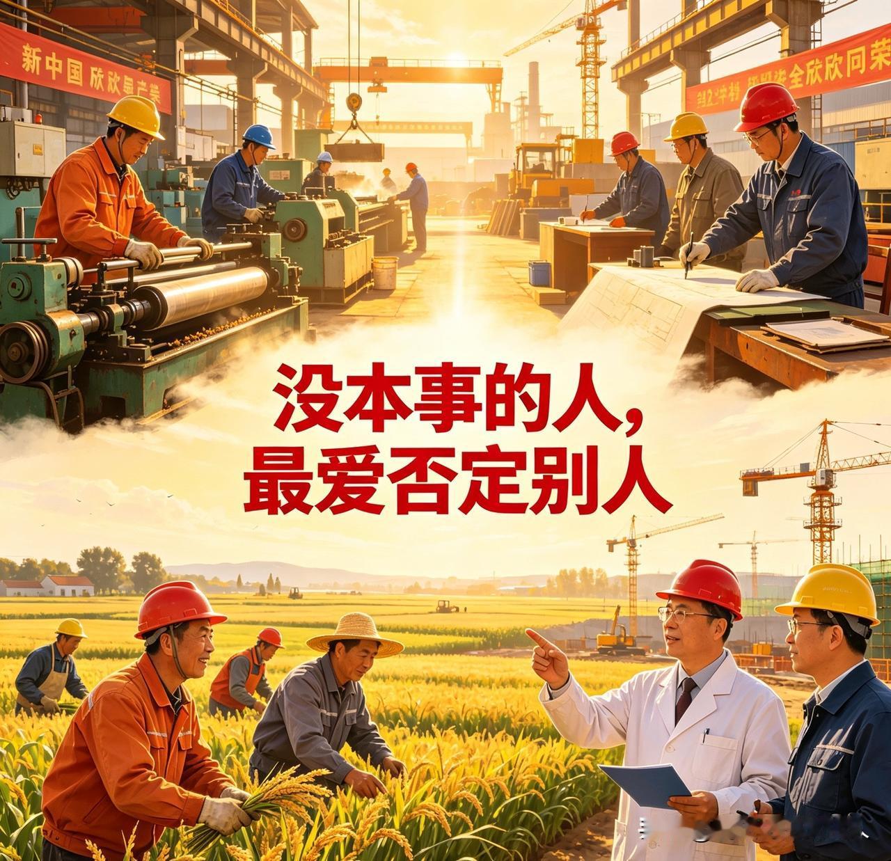 看到一段话：
小人最大的通病是自己没本事，还总想否定别人。

他们刻意搅乱社会思