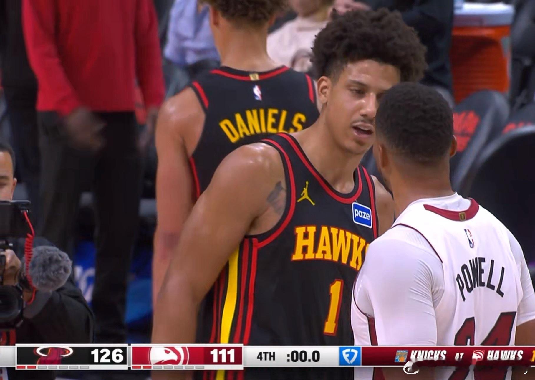 热火126-111大胜老鹰，送后者5连败 鲍威尔25分7篮板5助攻，拉松21分6