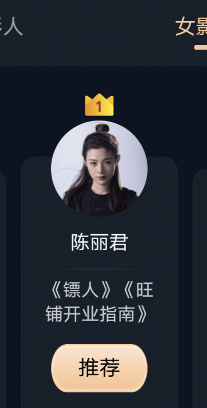 恭喜凭借阿育娅一角收获“春节档演员表现力榜第一，春节档热度角色榜第一、春节档观众