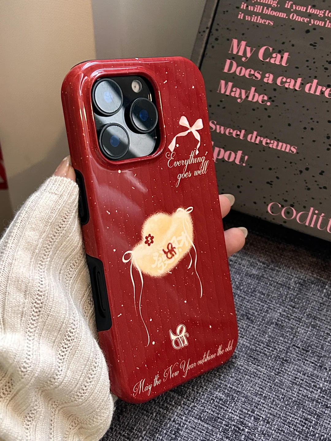 很喜欢的菲林二合一新年氛围感手机壳！！！