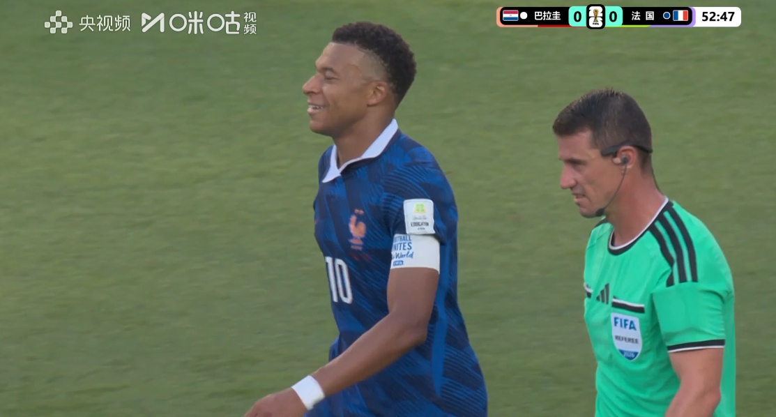 #姆巴佩法国超跑# 2026世界杯1/8决赛，法国队vs巴拉圭下半场门将迈尼昂摘