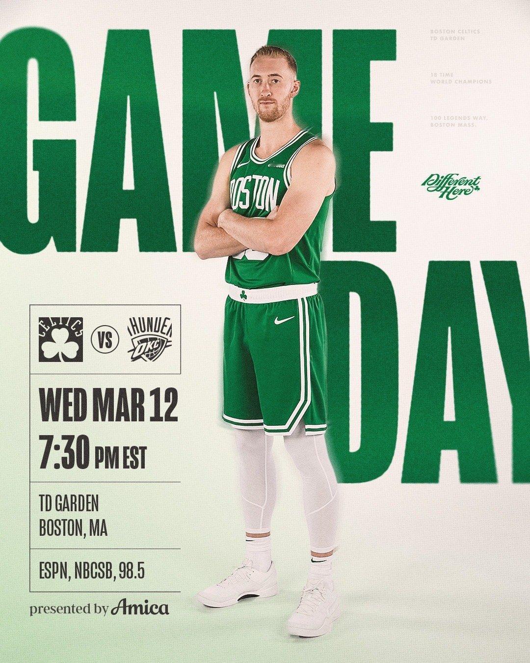 凯尔特人国度 GAME DAY ! LET‘S GO CELTICS ☘️ 🏀