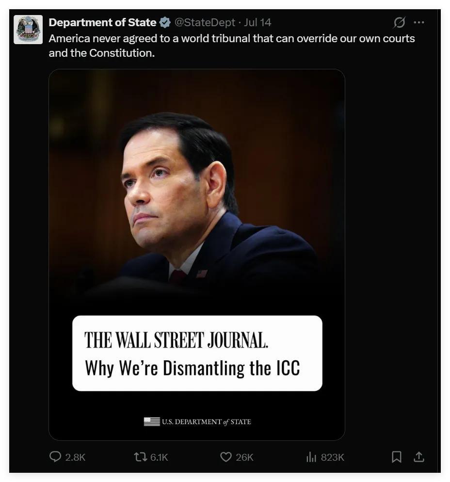 美国要解散国际刑警组织！只是因为要对内塔尼亚胡和美国进行调查。
    美国人的