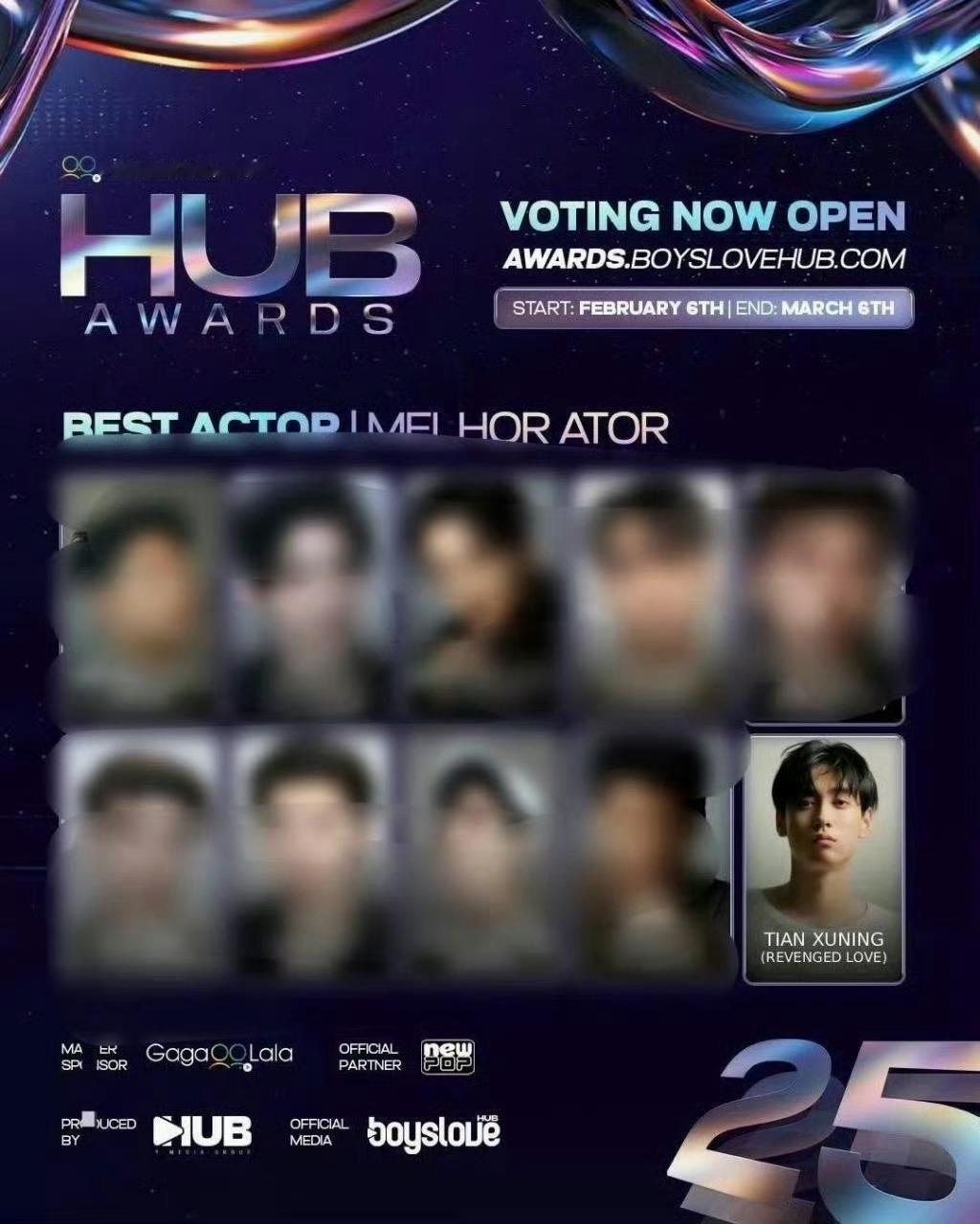 梓渝田栩宁入围巴西最佳新人奖…粉丝好会夸啊“标志着中国新声代偶像正式进入拉美主流