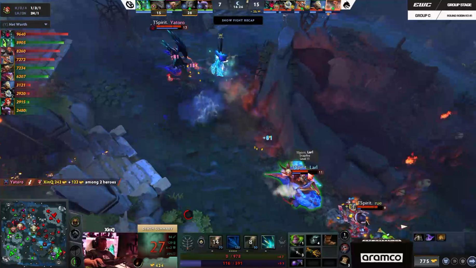 DOTA2 2026 EWC电竞世俱杯小组赛VG对阵Spirit战队BO2第二局
