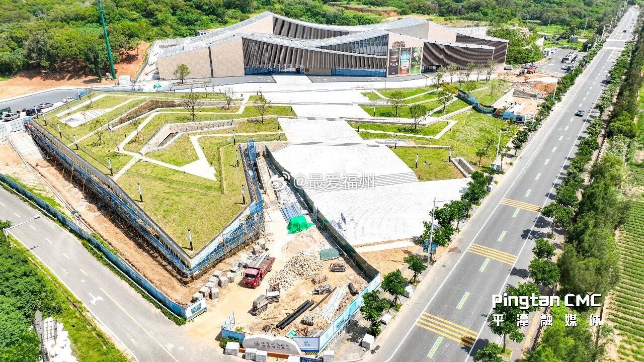 平潭壳丘头考古遗址公园文化广场及配套工程整体施工已进入最后冲刺阶段，预计下月全面