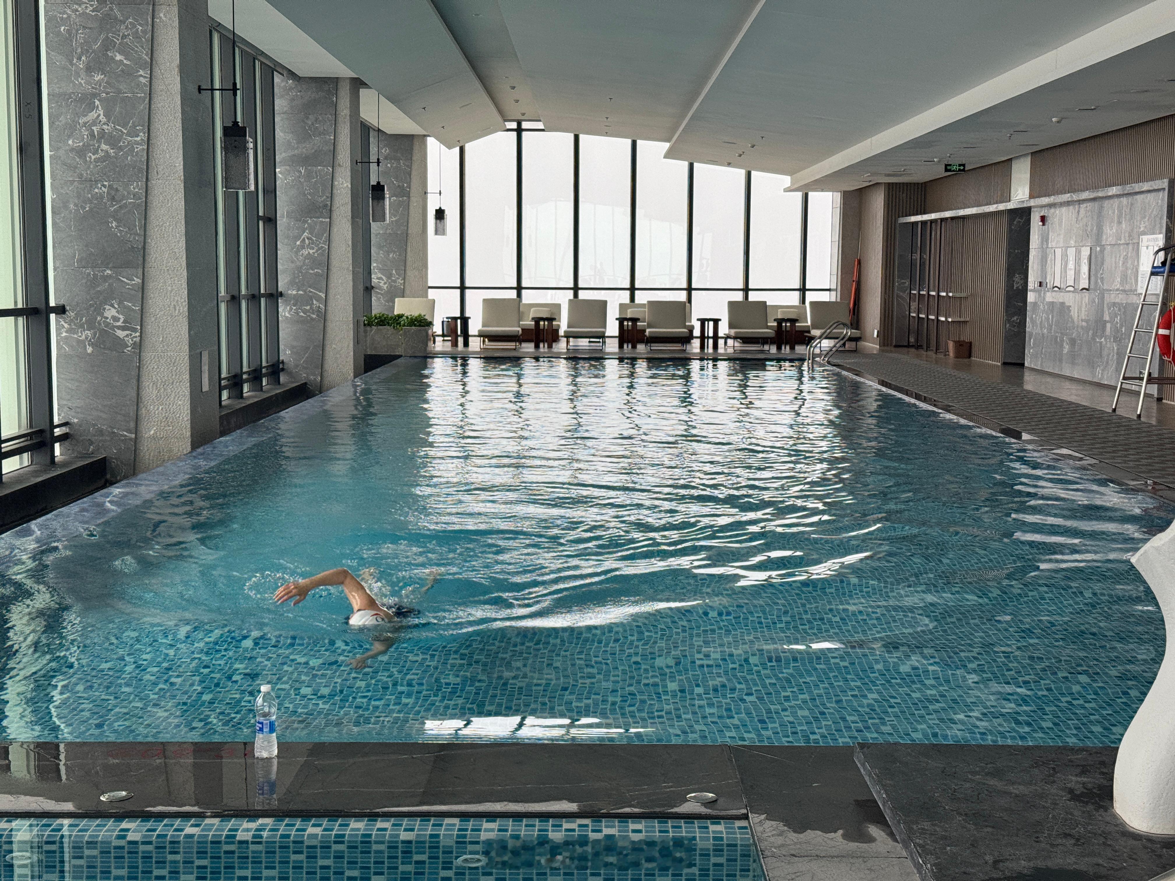 2026第44次游泳，见缝插针游了一次，600米。 数据没记录，因为这次出差有点