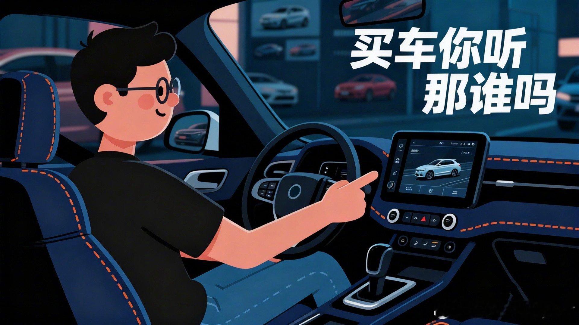 买车你听那谁的吗 买车，肯定遵从自己的内心啊！当然了，如果是一个没有主见的人，那