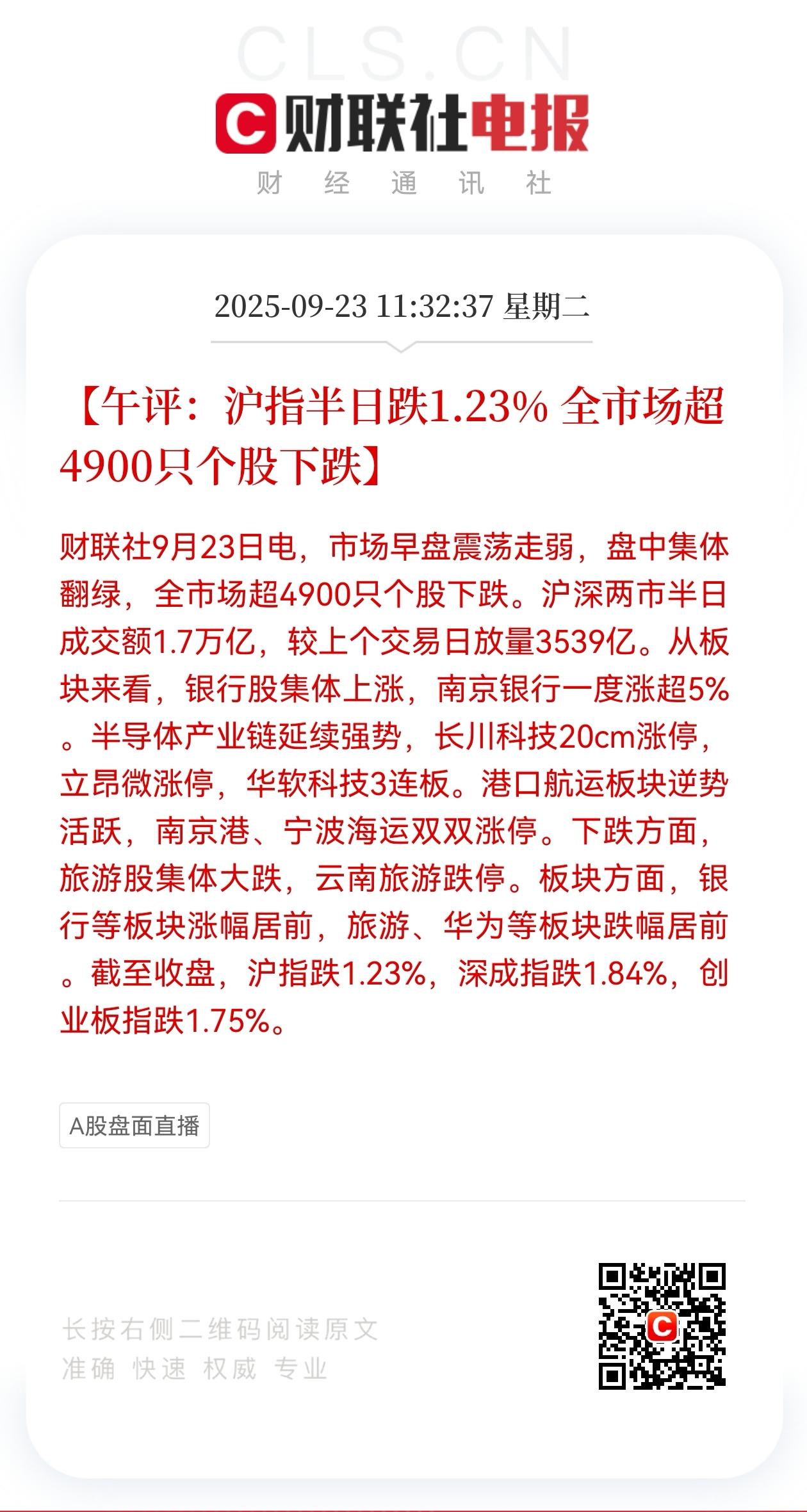 这两天所有人都在说科技，我言大金融。当所有人唯恐避银行不及的时，银行来了根大阳线