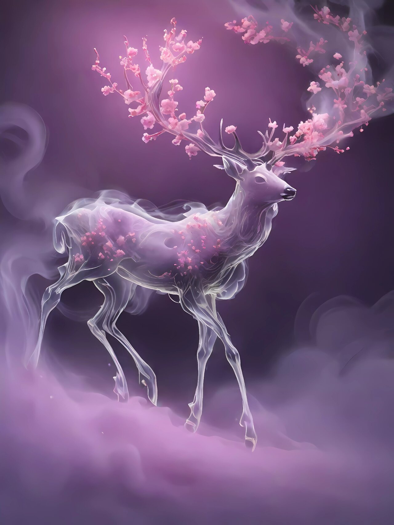 这是一只有灵性的小鹿，许个愿吧。 ​​​