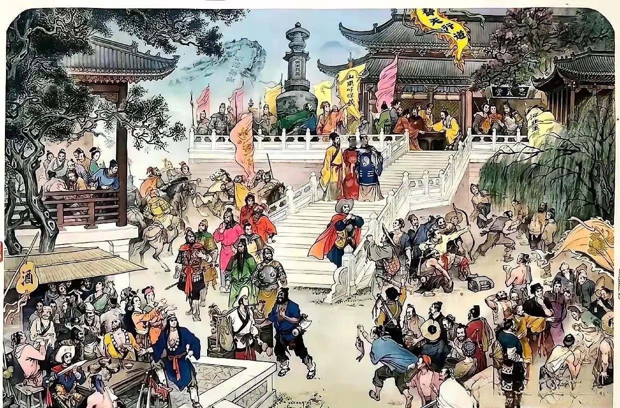 这幅画梁山108条好汉全在里面，你能看出来吗