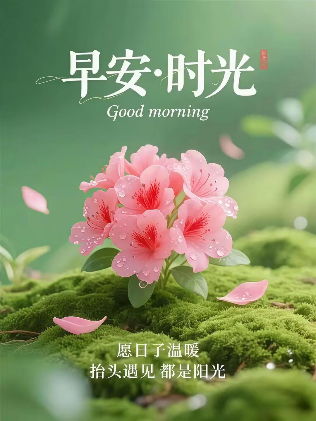 旭日东升驱散夜色阴霾，温柔清风拂去满心愁绪。切莫让昨日的失意疲惫，影响今日的美好