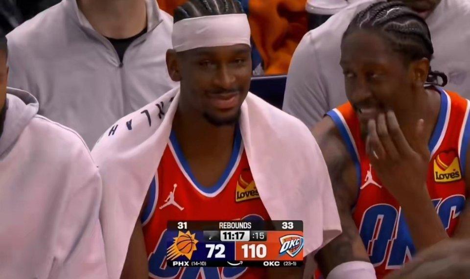 今天刚刚完成的NBA杯1/4决赛的赛，雷霆主场138 - 89胜太阳，达到16连