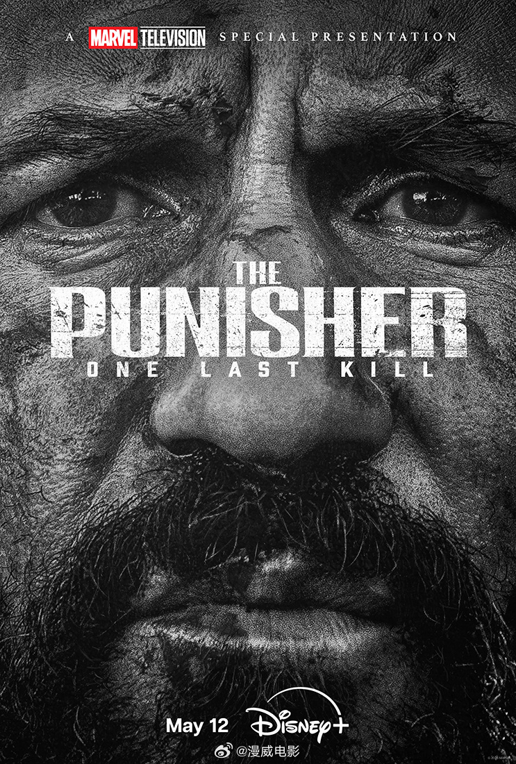 ☠️《惩罚者：最后一击》发布首张海报，5月12日登陆D+。 