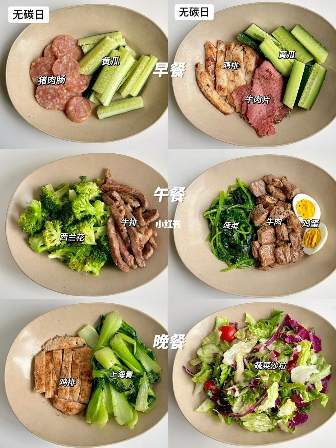 已瘦32斤｜一周减脂餐不重样｜无碳日合集