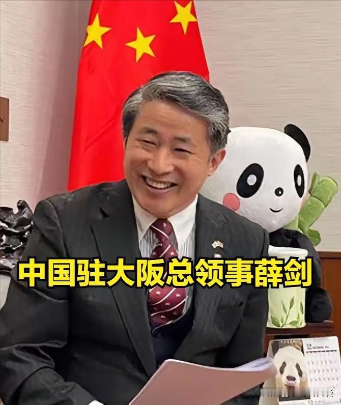 中国驻日本大阪总领事薛剑必须重用，建议升任驻日本中国大使，对待日本这样的国家就需