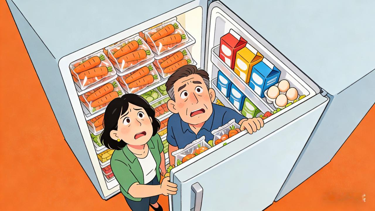 不知道我的祖先曾经饿成什么样，才把这饨积食物的习惯根深蒂固的，祖祖辈辈的，时时刻