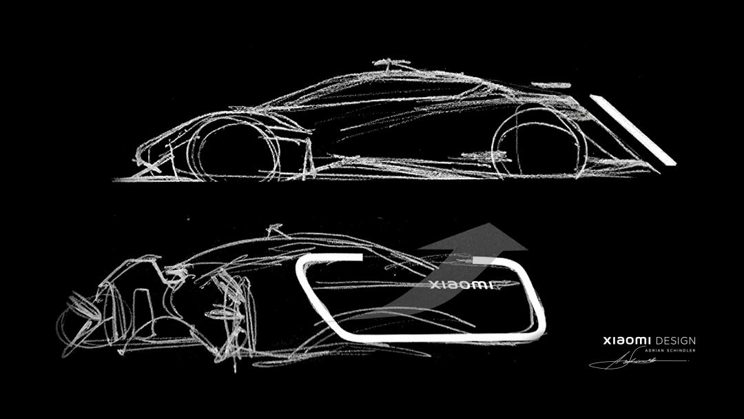 从最初的寥寥数笔开始，一个悬浮的水滴形座舱、一道被利落切平的尾部，凝聚了 Xia