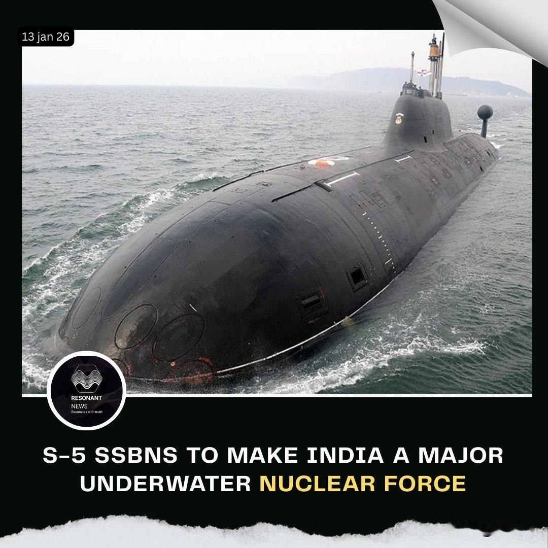 根据2026年1月的最新信息，关于印度下一代S-5型弹道导弹核潜艇（SSBN）的