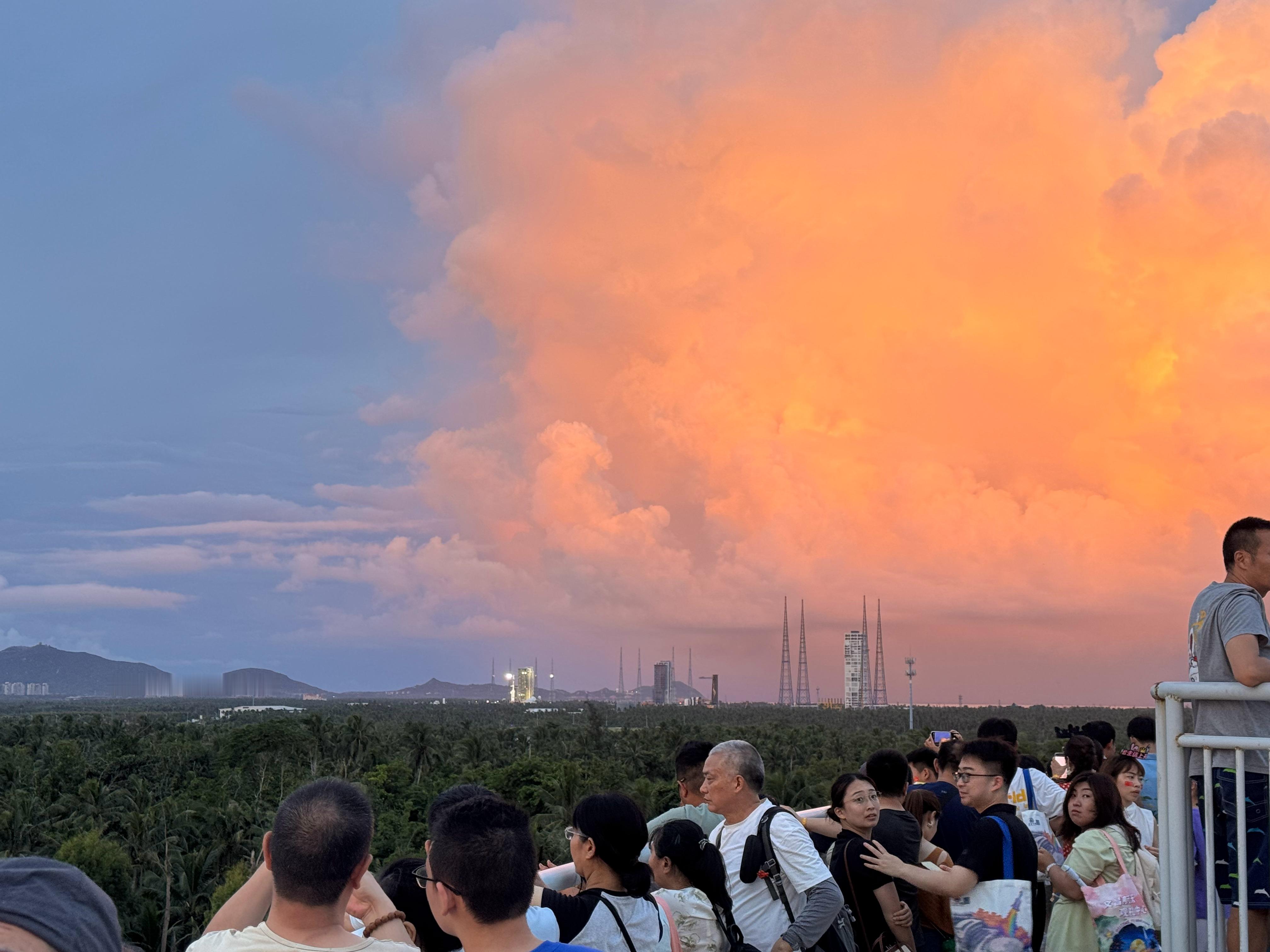 这景色真棒长征七号 文昌·文昌航天观礼中心