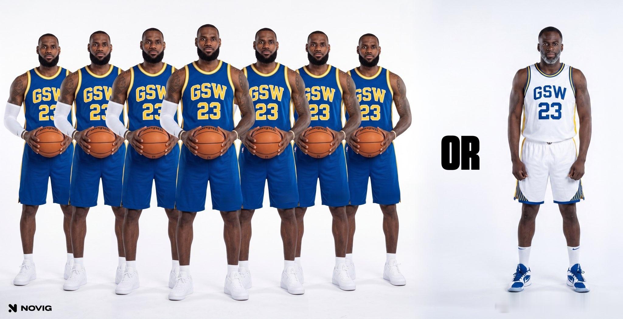 NBA 哈哈哈这个还用选？你是愿意花 2710 万美元得到 7 个詹姆斯，还是花