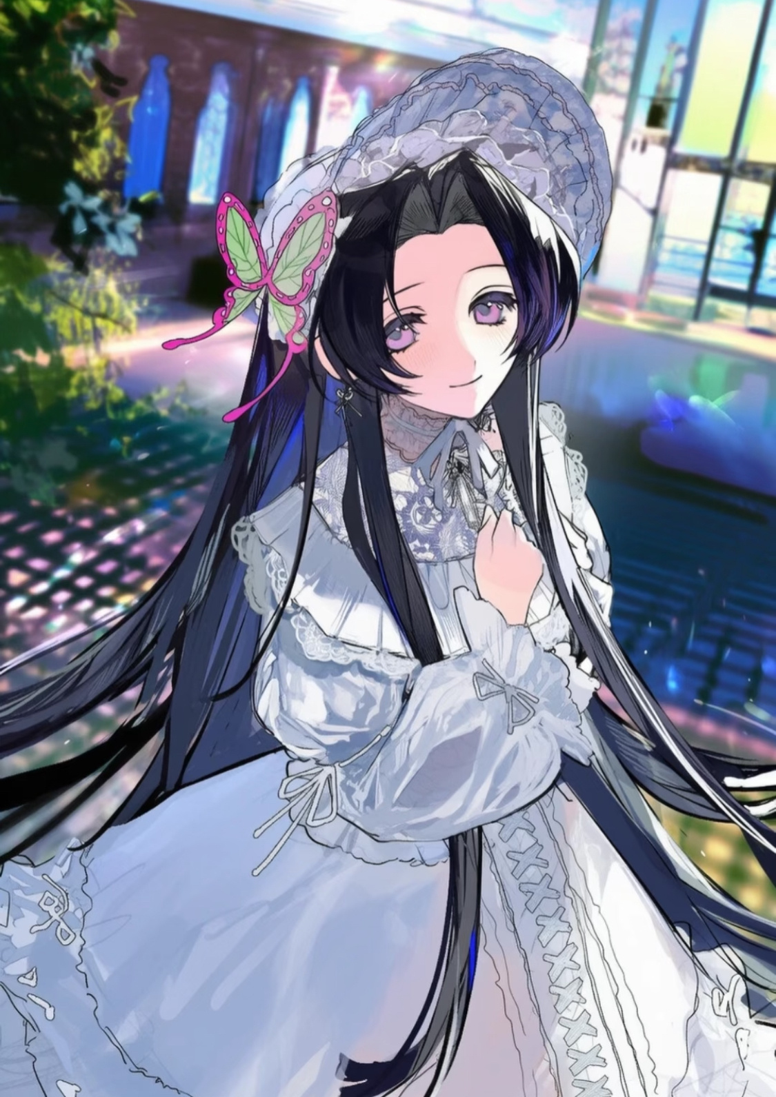 蝴蝶四姐妹礼服版，大家都美美哒！[爱慕]二次元招新季鬼灭之刃日漫 ​​​