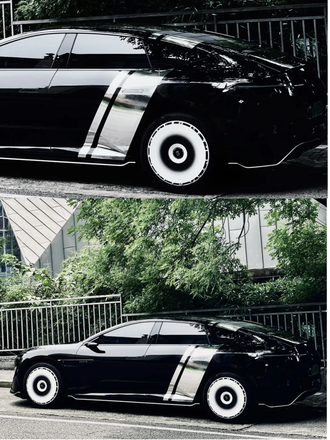 路边阿维塔，确实有点梦幻