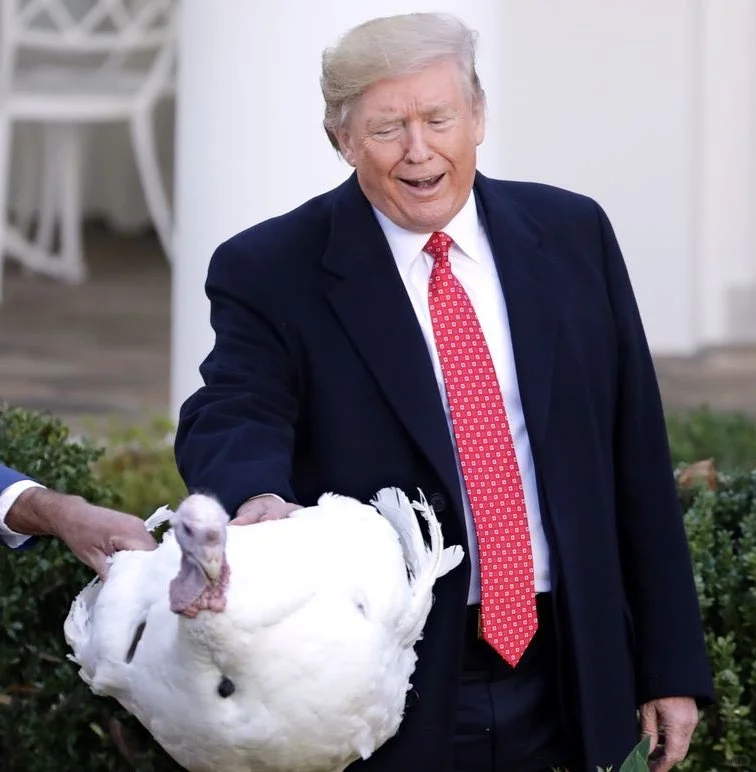 川普发文祝贺大家感恩节愉快！