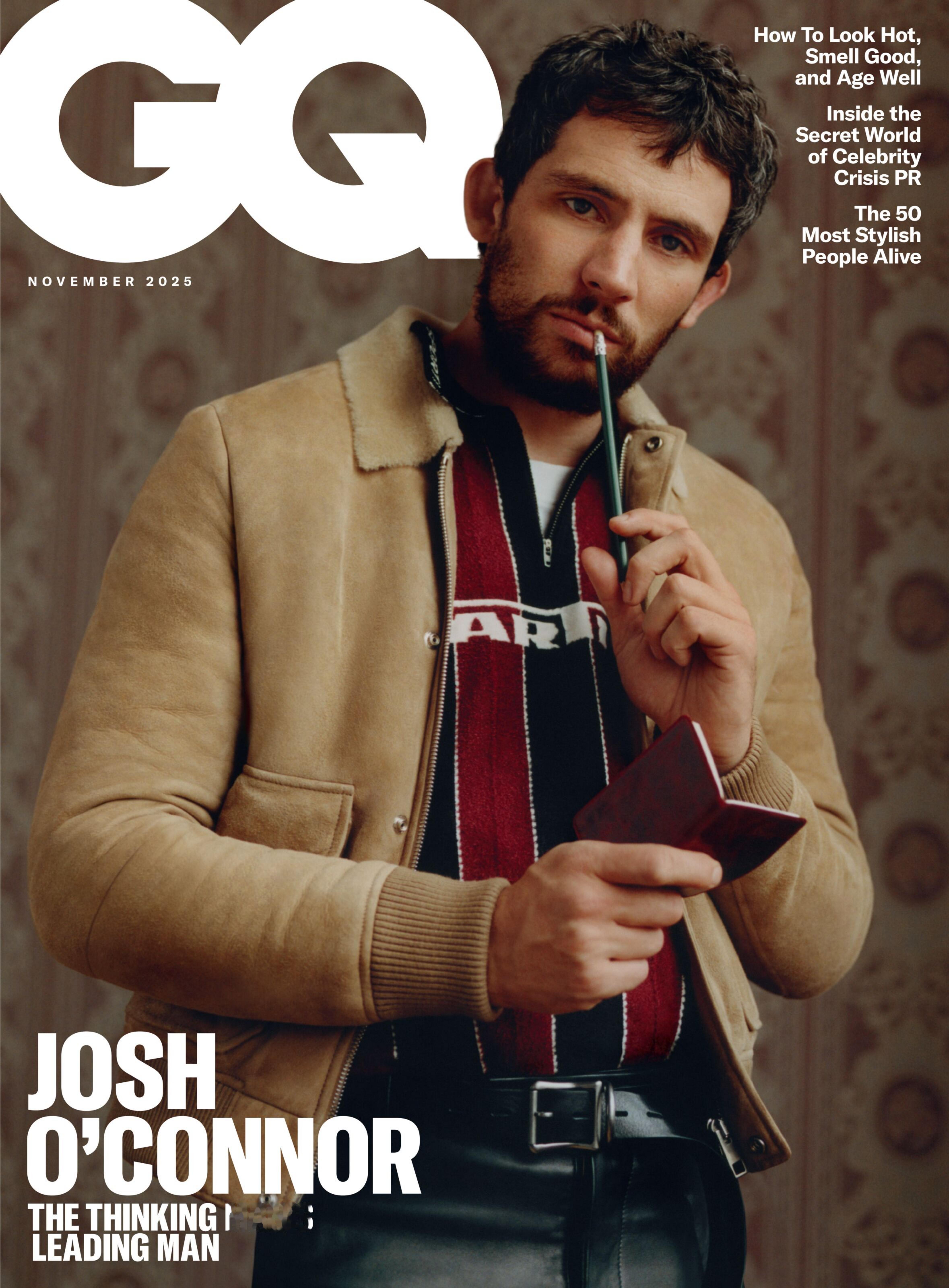 GQ UK  November  2025 GQ 十一月刊的全球封面人物 ，迎来
