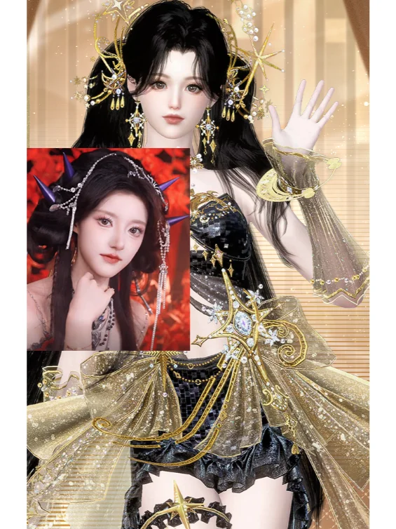 演唱会时装的脸模是小寒吗？