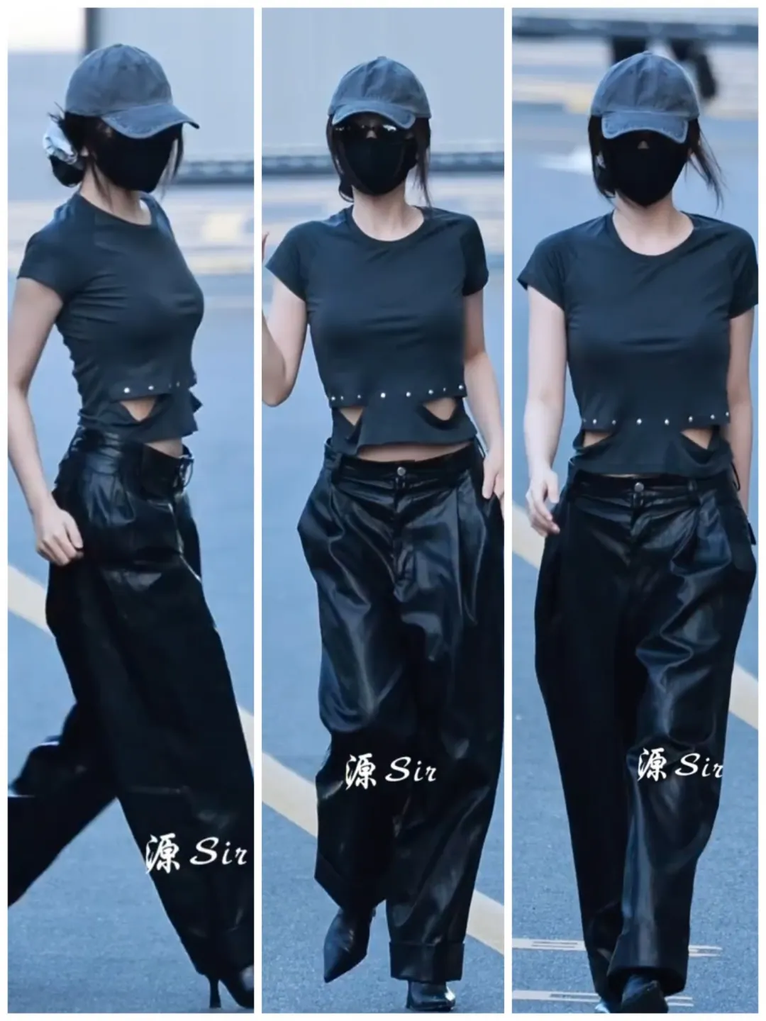 虞书欣今日路透私服穿搭 真的超级酷耶