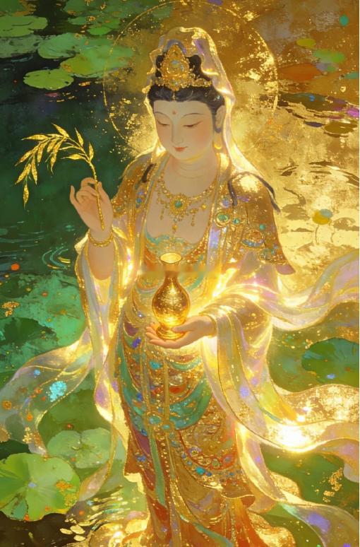 向南无大慈大悲救苦救难观音菩萨祈愿：平安吉祥，无灾无难。 
