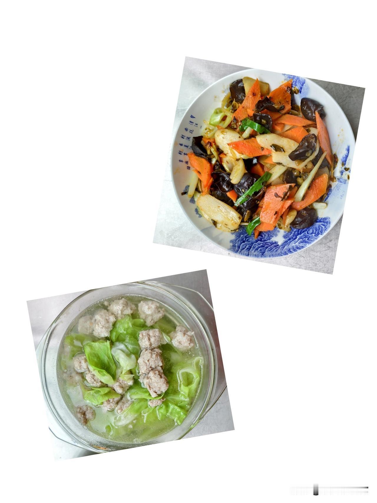 太好了，今天南京下雨了，可以减少梧桐树飞絮了。

雨天没出门，家里有包菜、一个胡