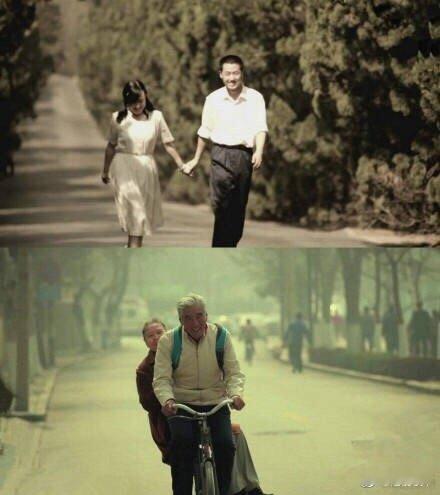 “ 从激情到亲情，从感动到感恩，从浪漫到相守。时间越久，越不愿离开你，这才叫爱人