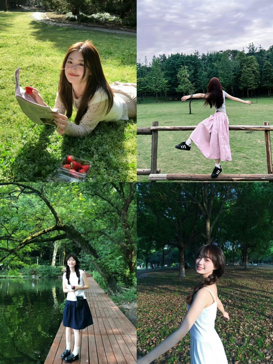 提前预习!!!超出片公园拍照姿势⛲️ 