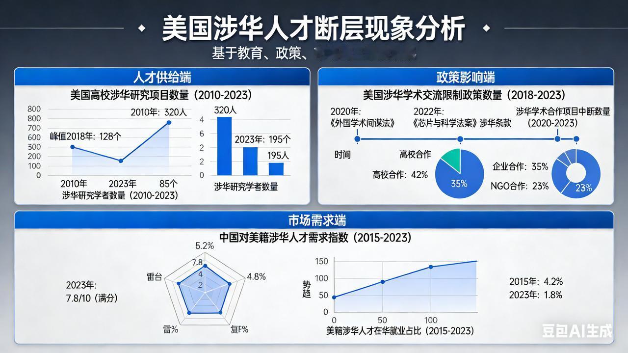 一，形成原因：冷战结束后，美国一度减少对中文及中国研究的投入。加上中国社会快速变