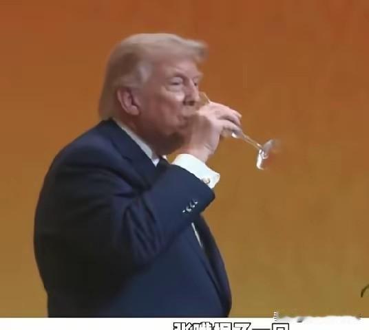 按最高酒量招待的话，特朗普要不是总统，估计过不了安检[捂脸]