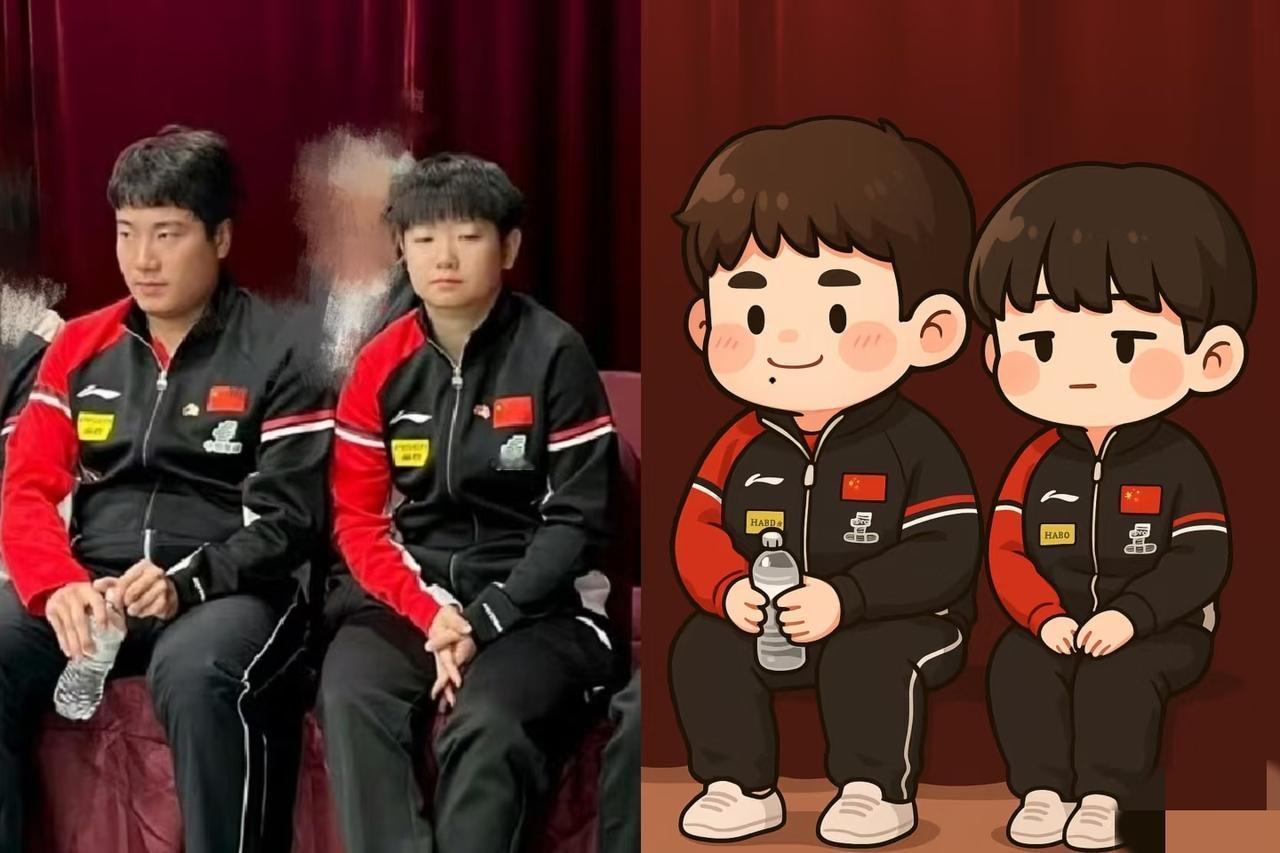 据说莎莎叫梁甜甜干哥哥。
这乍一看确定不是亲兄妹吗？都是一副国泰民安的脸。
看看