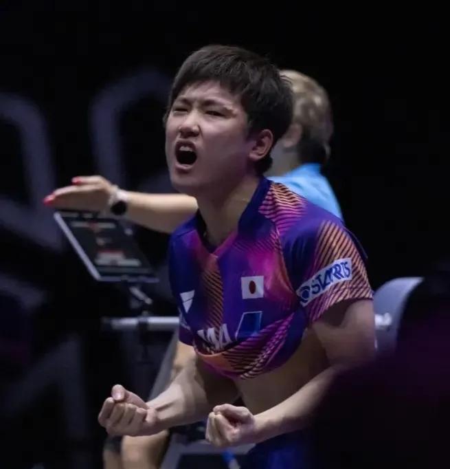 看香港总决赛男单半决赛，
我直接把声音关了，
不是解说不专业，
实在是张本智和的