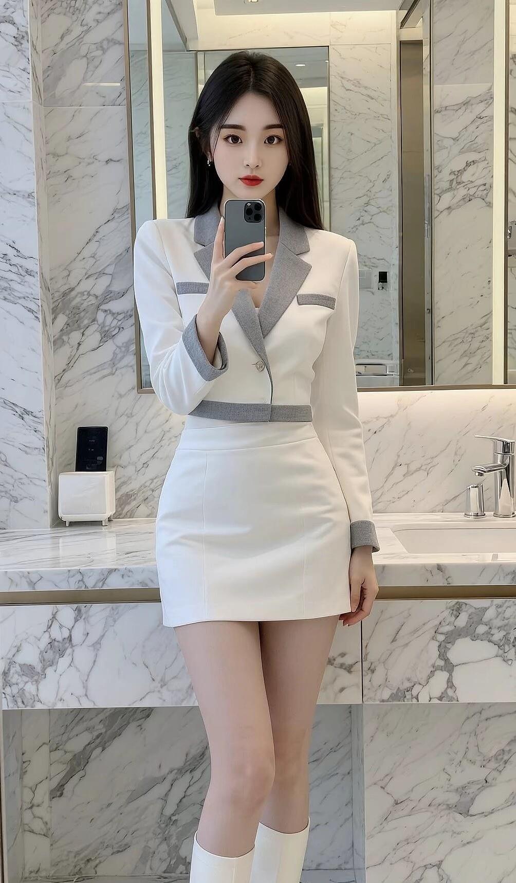 优雅职场风穿搭，自信满满！💄✨