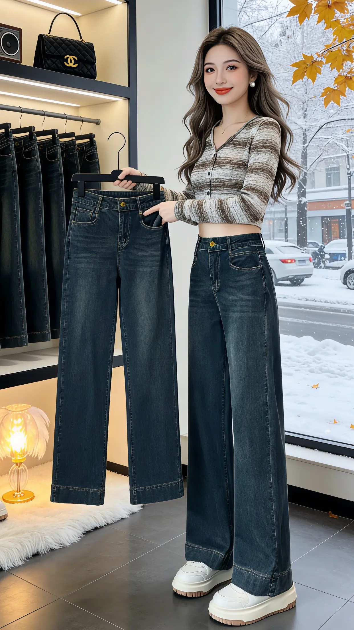 牛仔裤 气质穿搭 穿出自己的风格 春款上新 过年就要美美哒