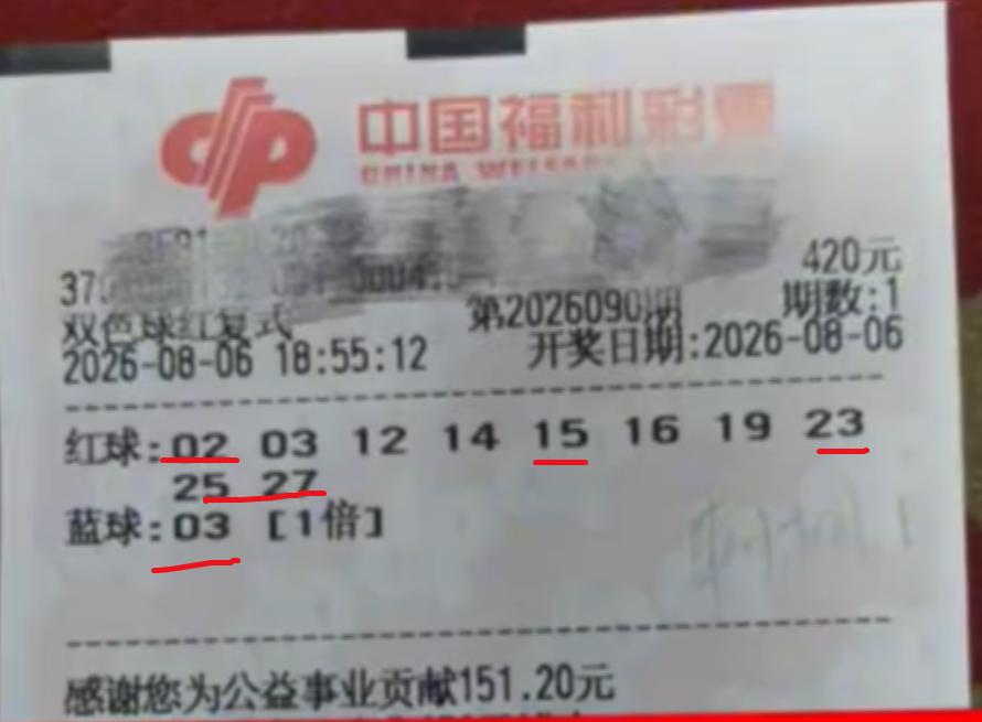 这张420元票是目前见到最准：10+1复式精准中5+1，红球只差04就是1000