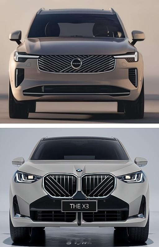 #沃尔沃改款XC90曝光# 难道未来要流行这种斜交的格栅造型了，大家喜欢吗[举手