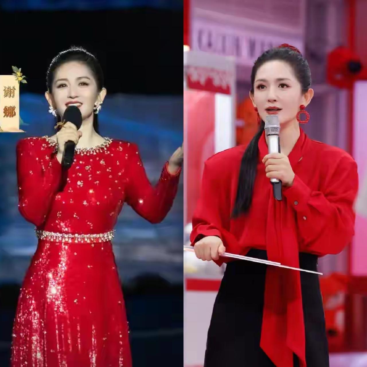 万万没想到！中秋晚会刚落幕，谢娜就冲上了热搜！

作为首次登陆央视秋晚的主持人，